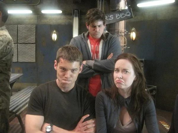 Behind the scenes on #StargateUniverse #SGU #Stargate @BrianJacobSmith @DavidBlue @AtleastLevesque