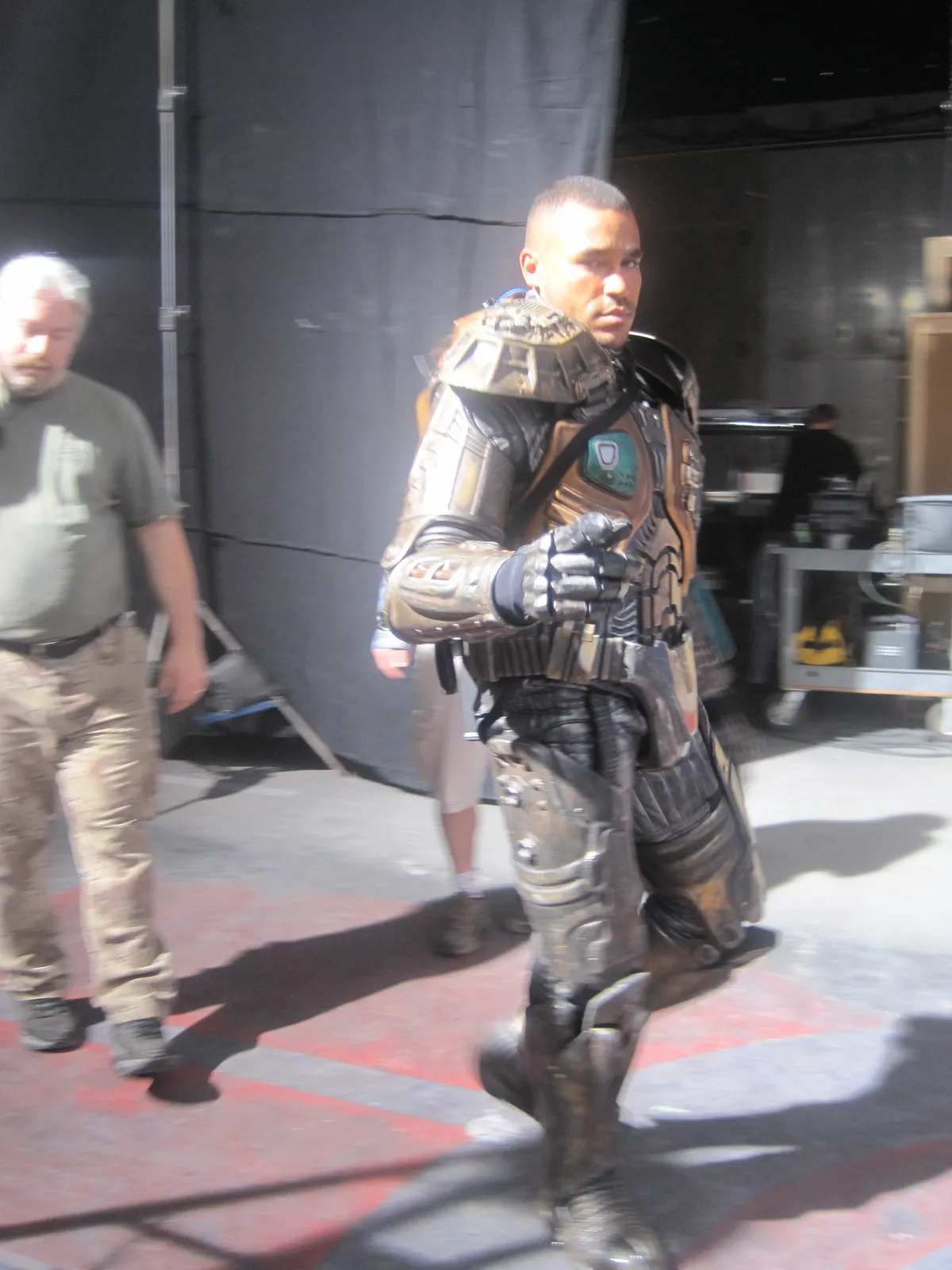 #Stargate behind the scenes - Jamil Walker Smith ready for his EVA! #SGU #StargateUniverse