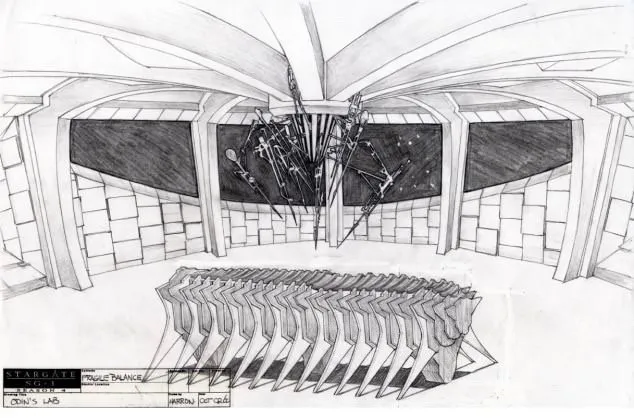 Okay! #Stargate Concept Art 14 of 350! Odin's Lab "Fragile Balance" (by Production Designer James Robbins) #SG1 #SGA…