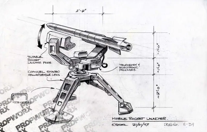 Okay! #Stargate Concept Art 15 of 350! Mobile Rocket Launcher #SG1 #SGA #SGU #StargateSG1 #StargateAtlantis…