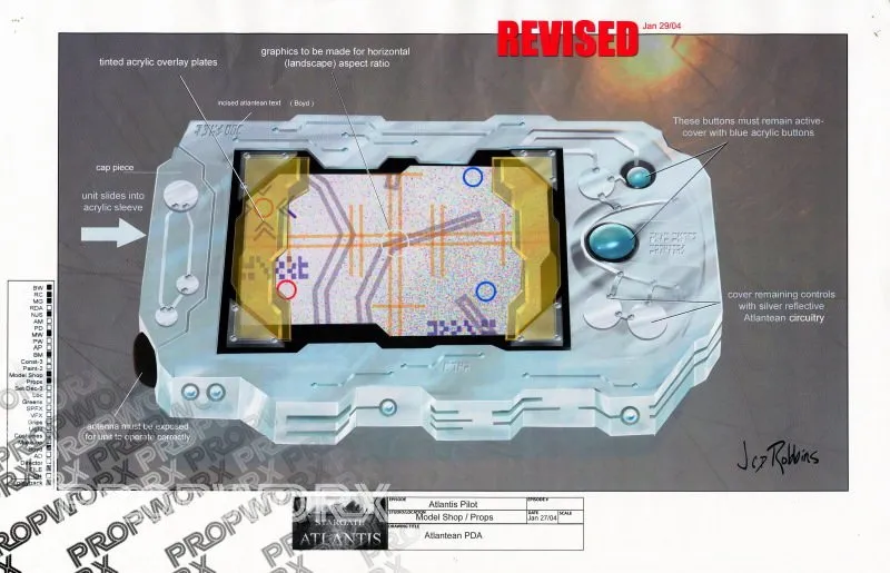 #Stargate Concept Art 17 of 350! Atlantean PDA - by Production Designer James Robbins #SG1 #SGA #SGU #StargateSG1…