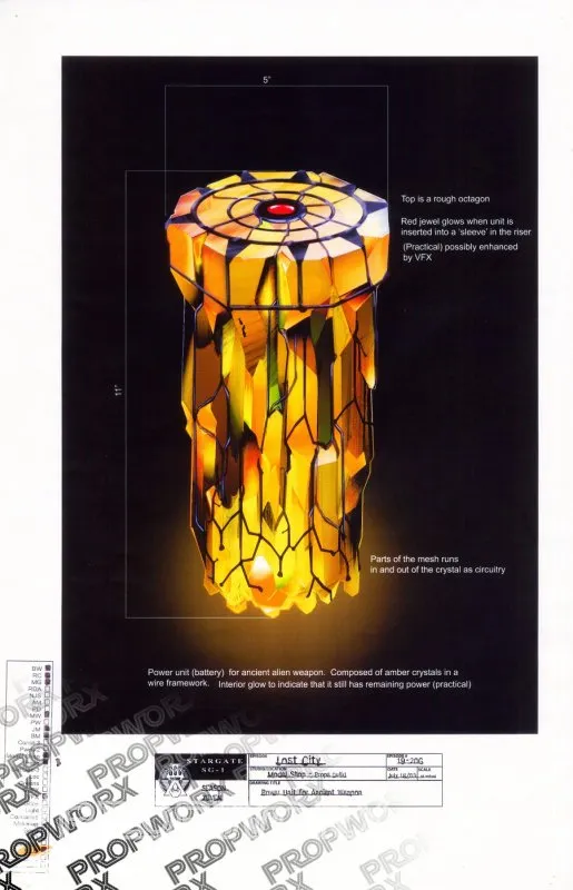 #Stargate Concept Art 20 of 350! Zero Point Module "Lost City" - by Production Designer James Robbins #SG1 #SGA #SGU…