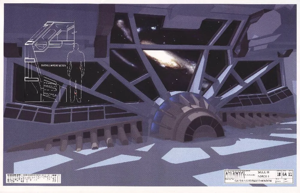 #Stargate Concept Art 26 of 350! Daedalus forward window #SG1 #SGA #SGU #StargateSG1 #StargateAtlantis…