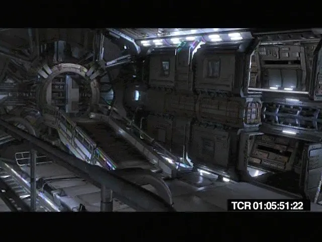 Behind the scenes on #StargateAtlantis - Visual Effects Sequence: Carter at Midway c/o VFX Supervisor @marksavela…