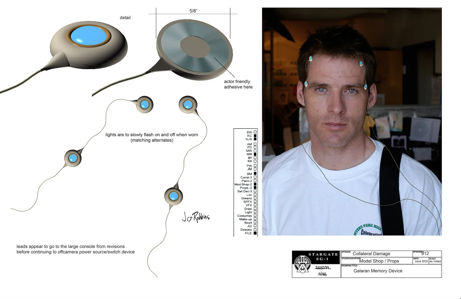 #StargateSG1 - Galaran memory device (Collateral Damage). Concept art by James Robbins #Stargate #SG1