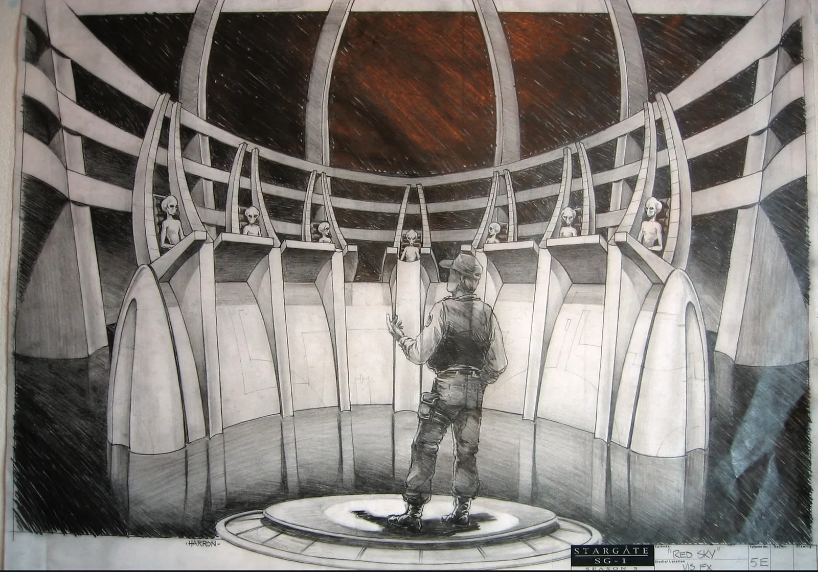 #Stargate concept art - Red Sky #StargateSG1 #SG1 P.S. 20 minutes to tweetstorm!
