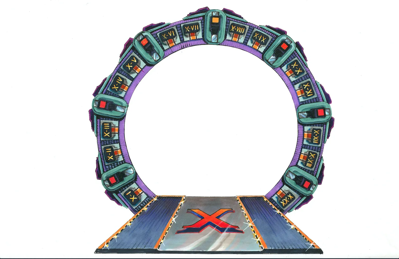 Concept art - The Wormhole Xtreme Gate! @bradtravelers @stargatecommand #wewantStargate