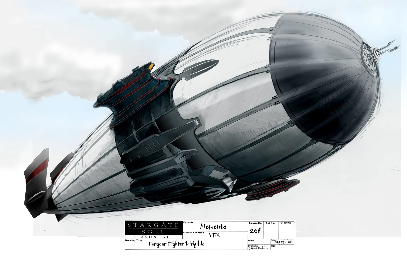 Stargate: SG-1 - "Memento" concept art by James Robbins Tangean fighters #TimeForStargate @PrimeVideo