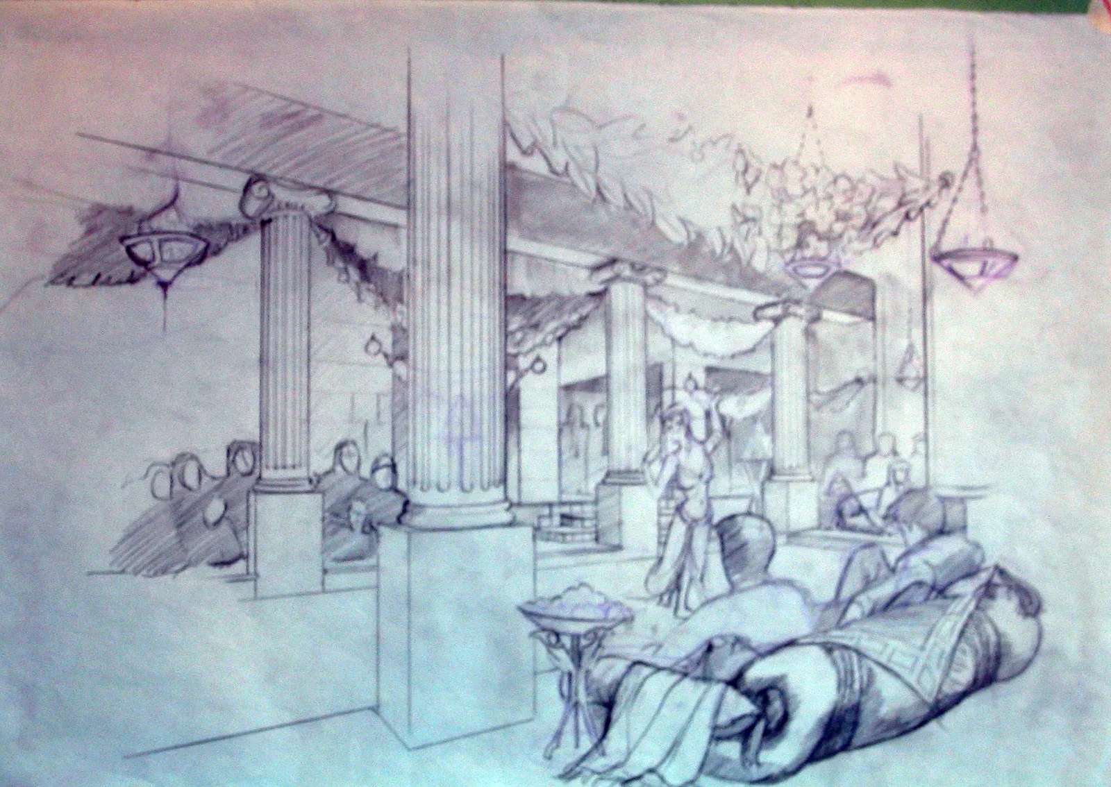Concept art - interiors Production Designer Richard Hudolin Art Director Bridget McGuire #Stargate #SG1 #StargateSG1…