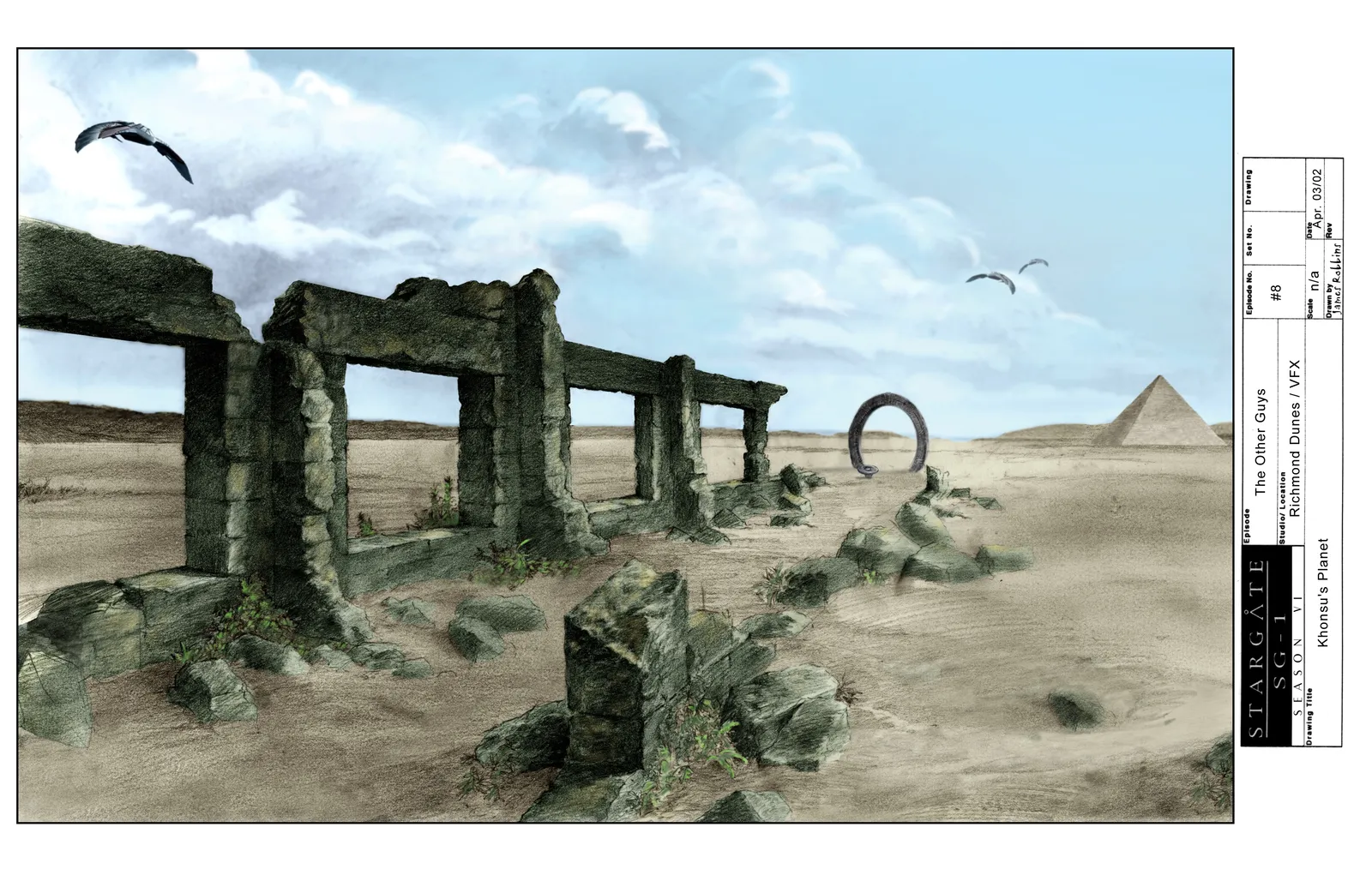 Hey Stargate fans, Here's the second part of the #Stargate #SG1 "The Other Guys" concept art by Production Designer…