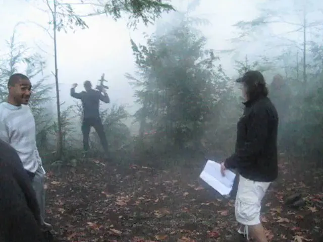 #Stargate #StargateUniverse #SGU The Hunt - Behind the Scenes #BTS Andy Mikita directs Jamil Walker Smith (@limajamil)…