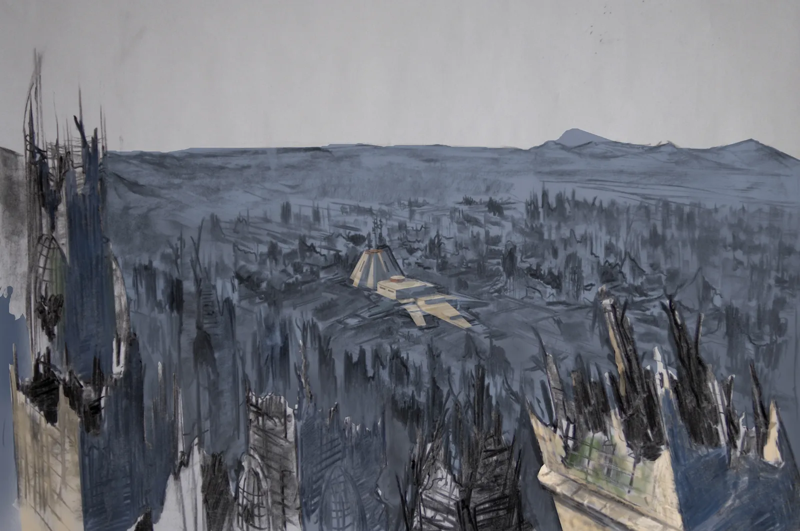 Dorandan planet matte - concept art #Stargate #Atlantis #StargateAtlantis #SGA