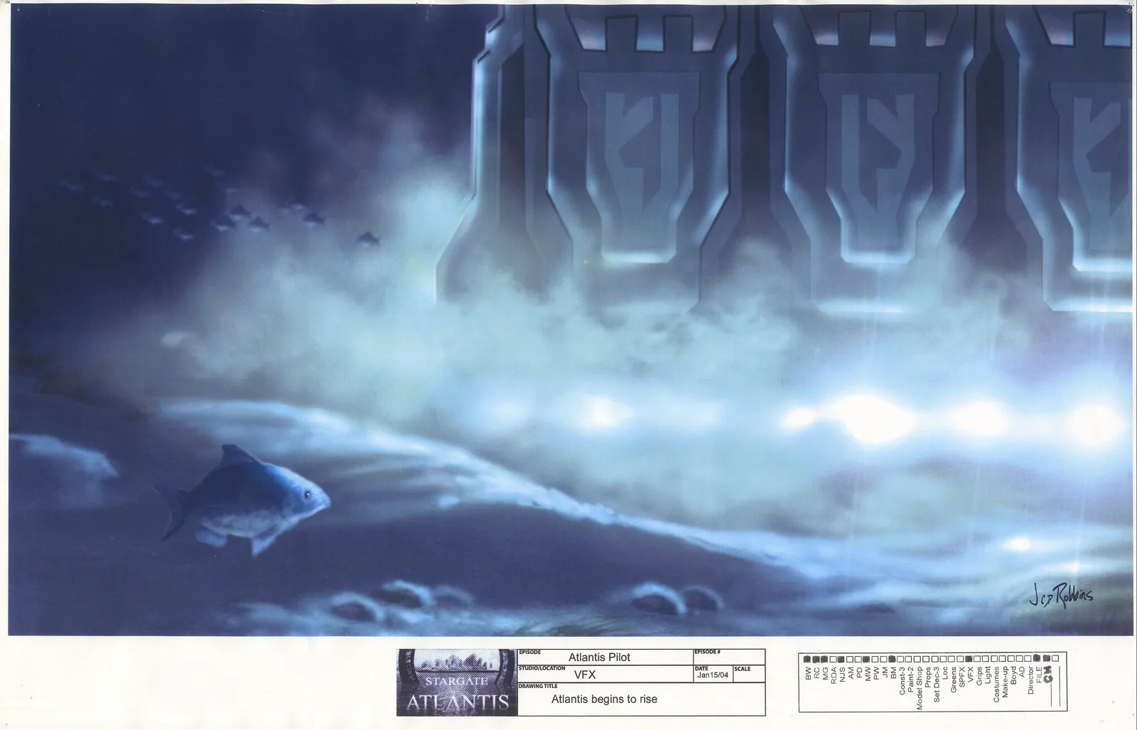 Atlantis Rising - concept art by James Robbins #Stargate #Atlantis #SGA