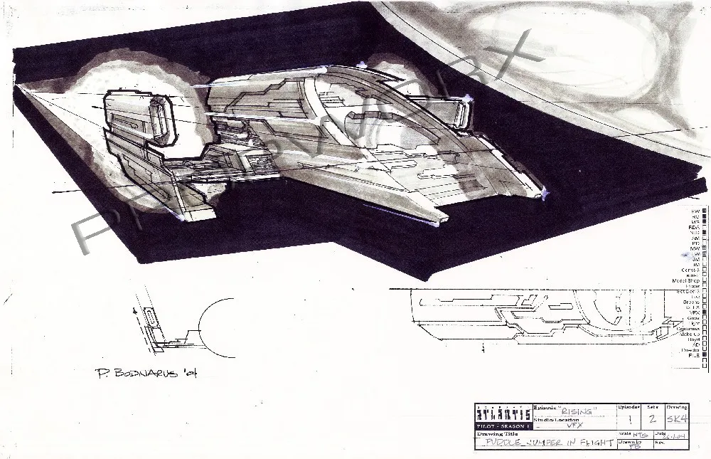Puddle Jumper concept art by James Robbins #Stargate #Atlantis