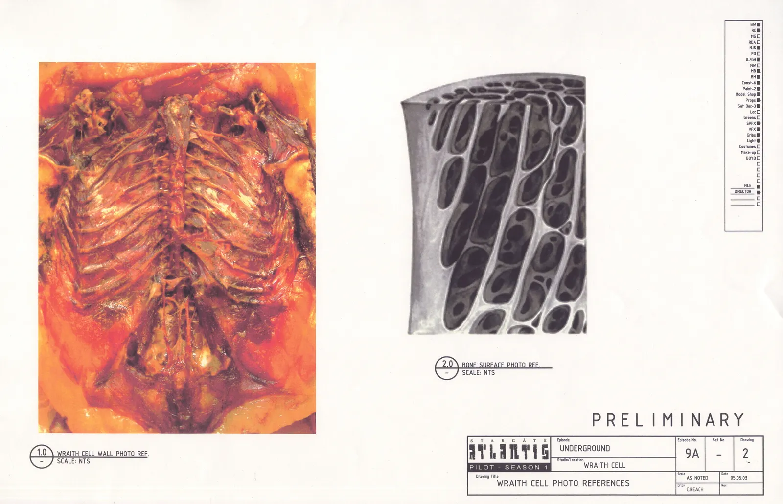 #Stargate #Atlantis "Underground" - Wraith cell early concept