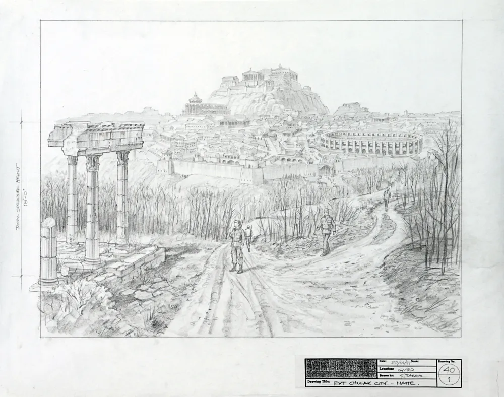 #Stargate #SG1 "Children of the Gods" - Chulak concept art