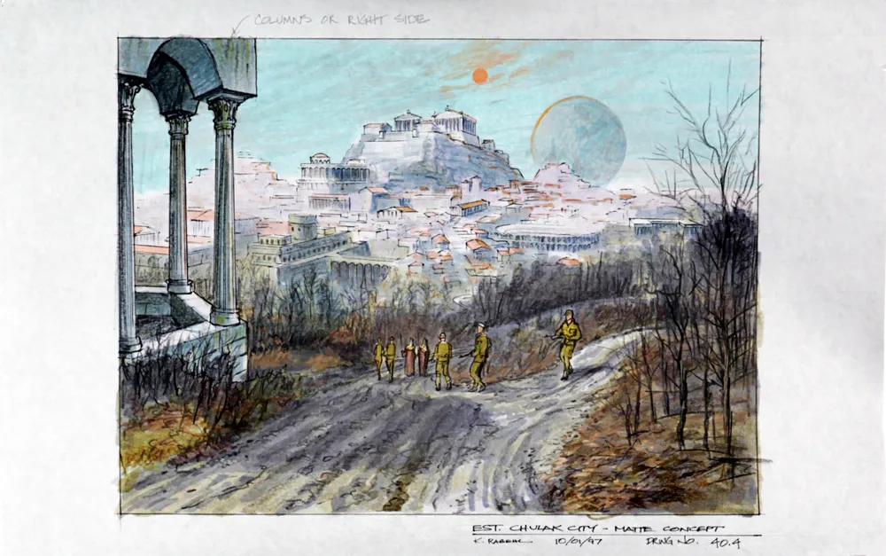 #Stargate #SG1 "Children of the Gods" - Chulak concept art