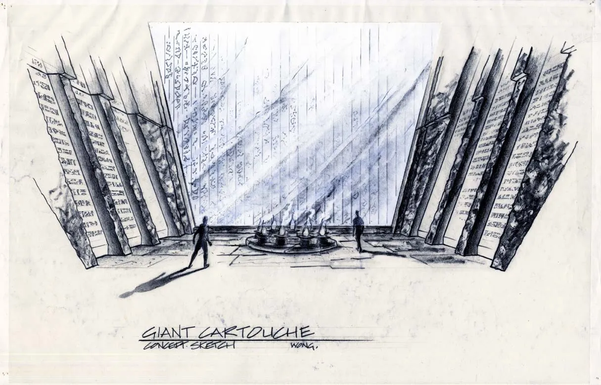 #Stargate #SG1 "Children of the Gods" - Giant Cartouche concept art