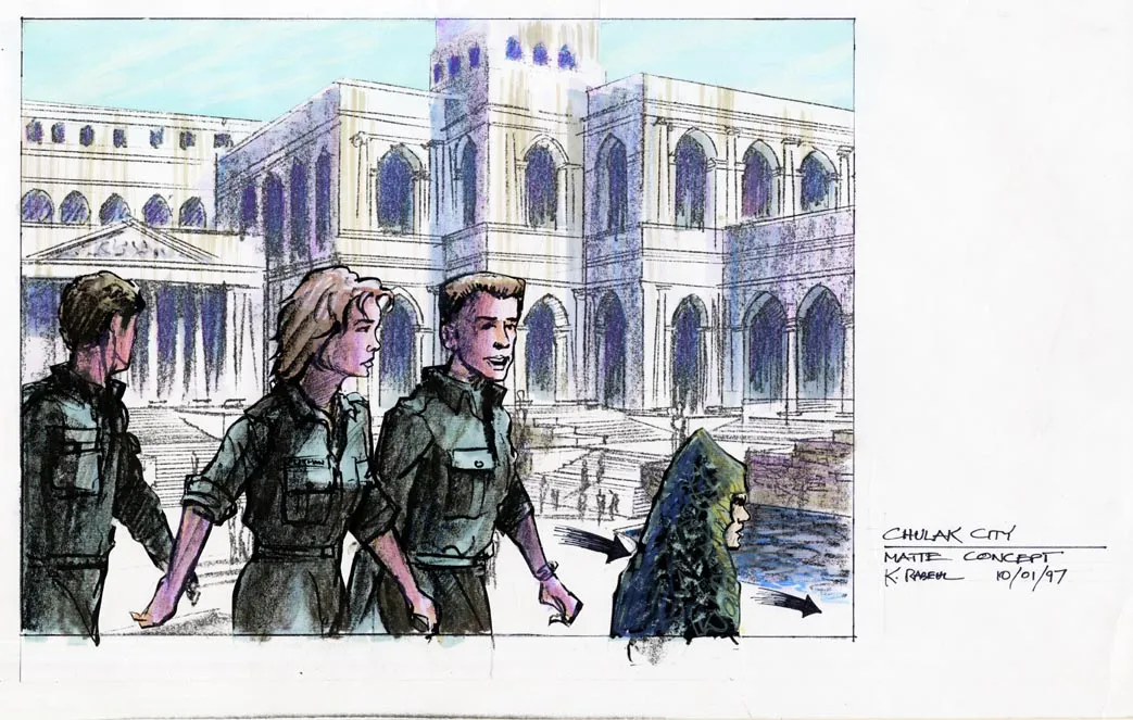 #Stargate #SG1 Taking the tour of Chulak - concept art