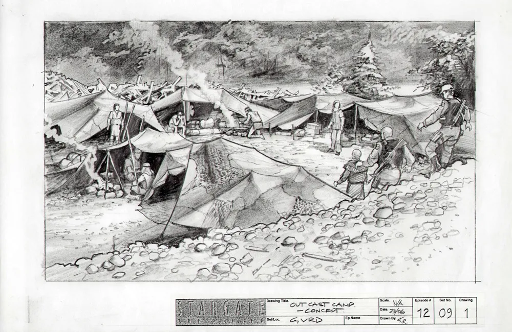 #Stargate #SG1 Outcast - exteriors concept art