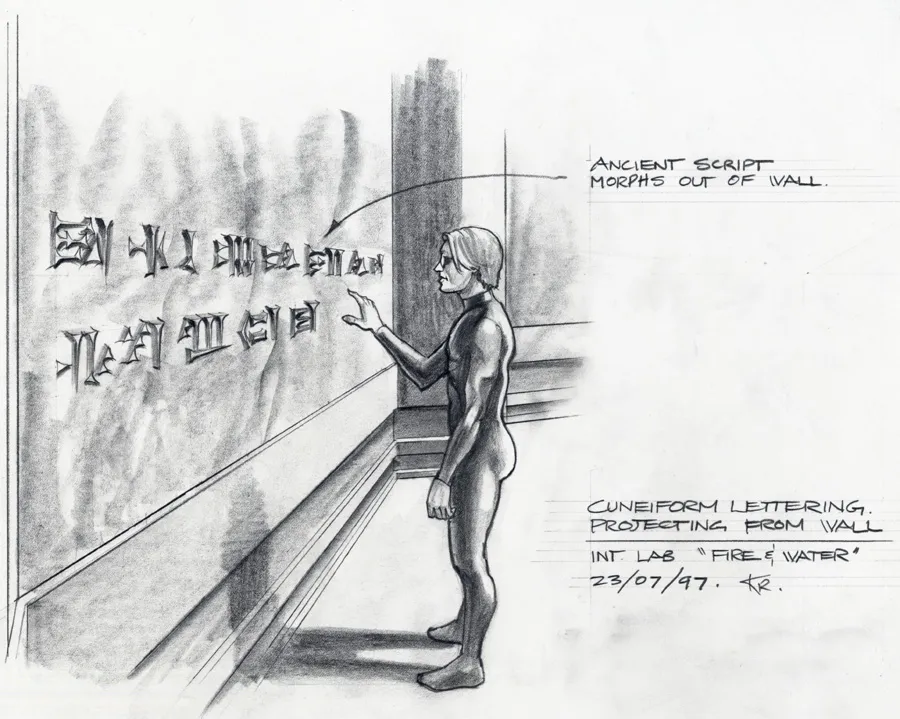 #Stargate #SG1 "Fire and Water" - Daniel Jackson in a onesie concept art
