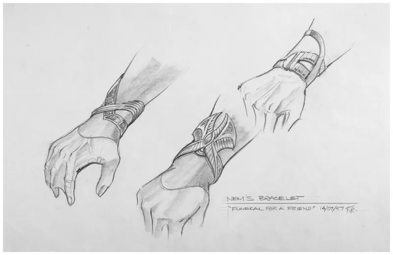 #Stargate #SG1 "Fire and Water" - Nem's bracelet concept art
