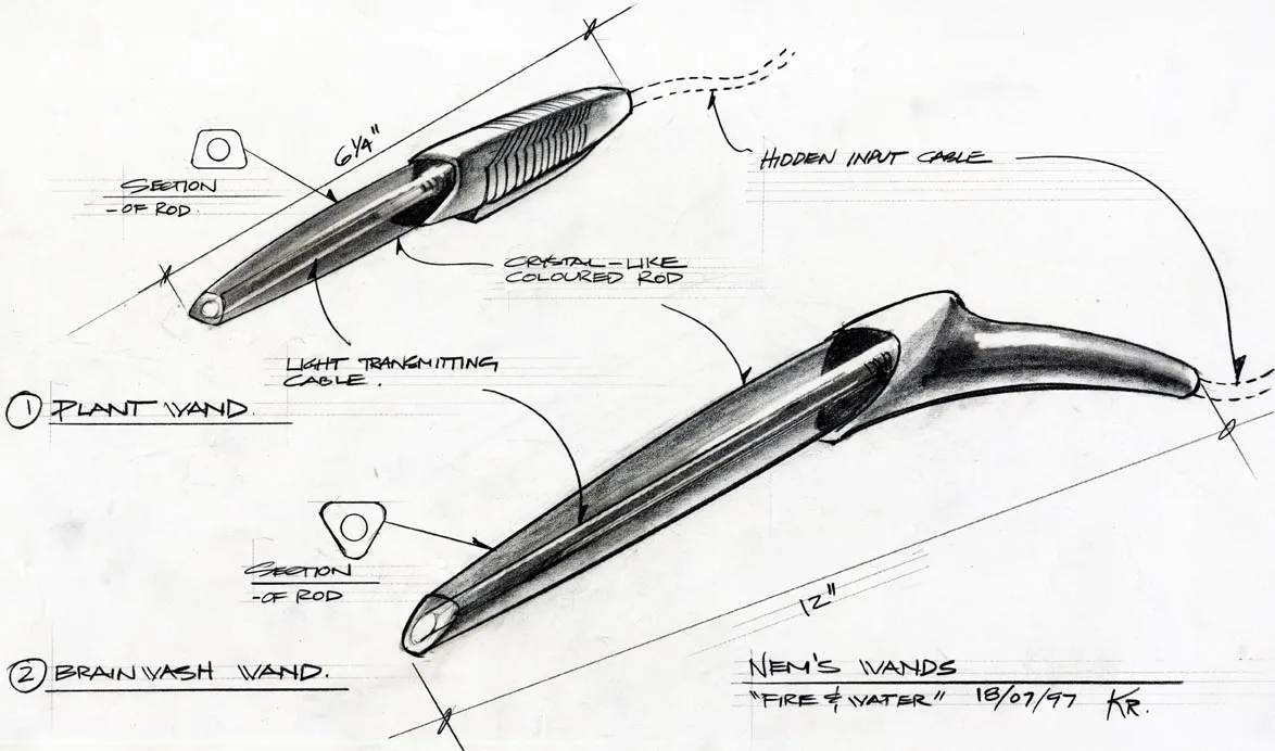 #Stargate #SG1 "Fire and Water" - Nem's Wands concept art