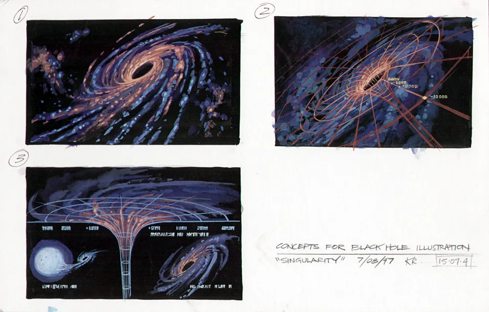 #Stargate #SG1 "Singularity" - Black Hole concept art