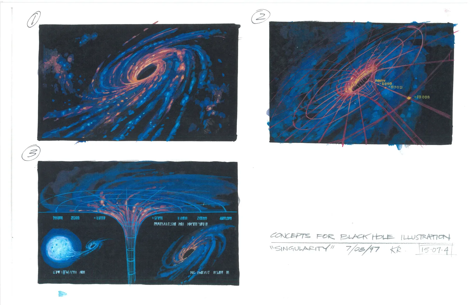 #Stargate #SG1 "Singularity" - Black Hole concept art