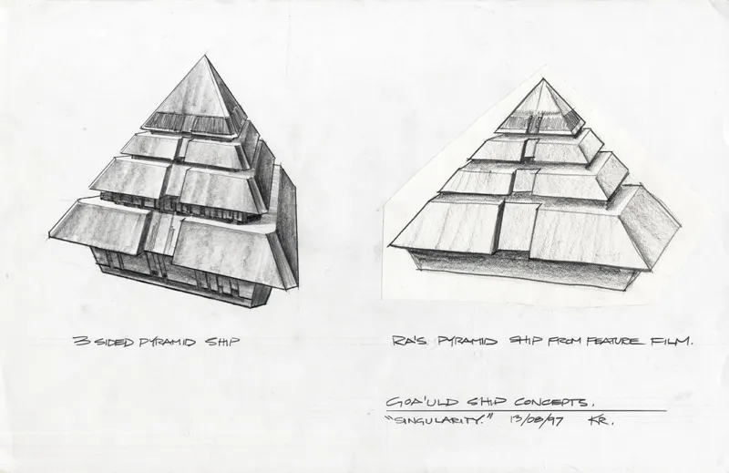 #Stargate #SG1 Goa'uld ship - concept art