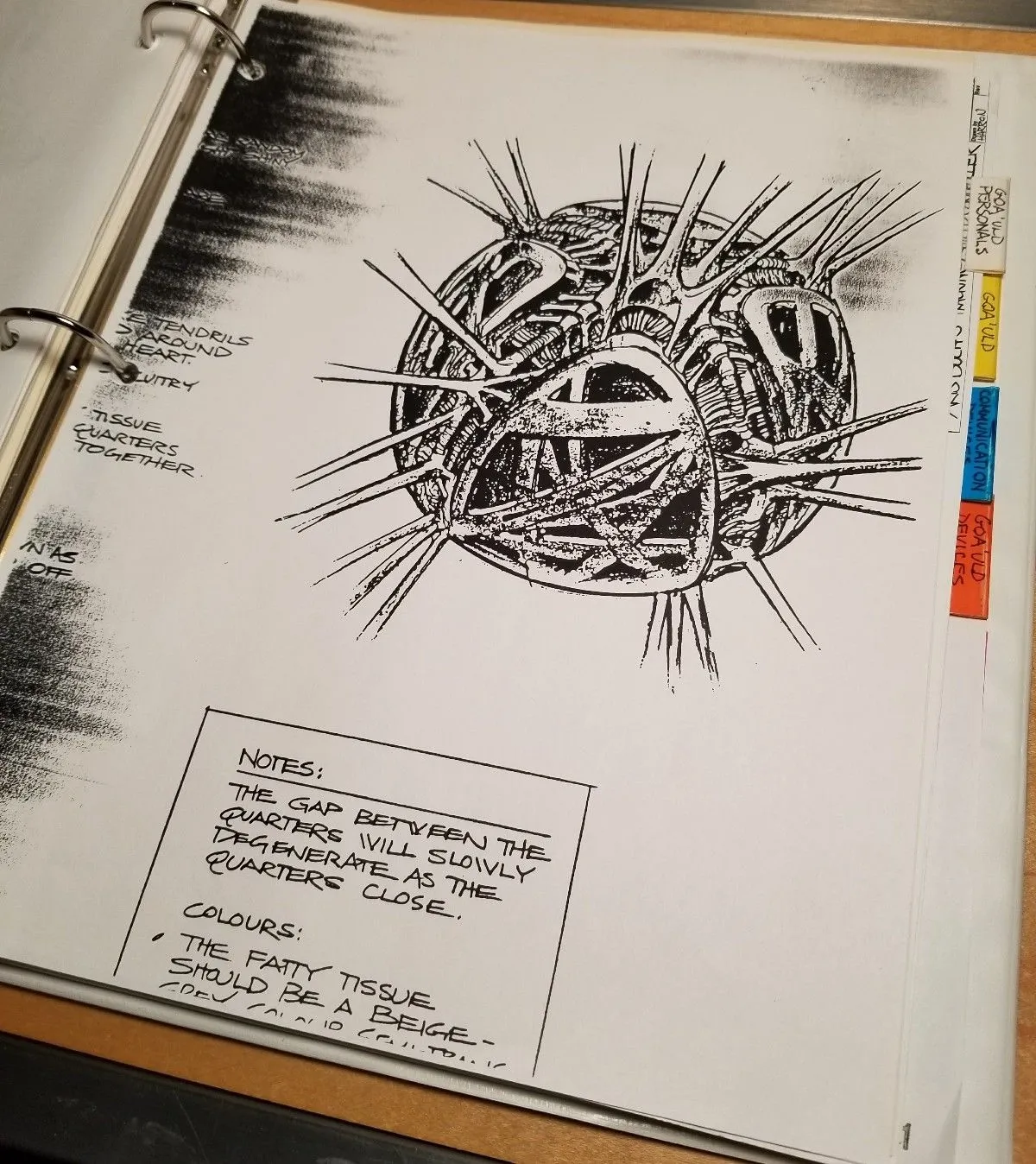 #Stargate #SG1 "Singularity" - Cassandra's bomb concept art