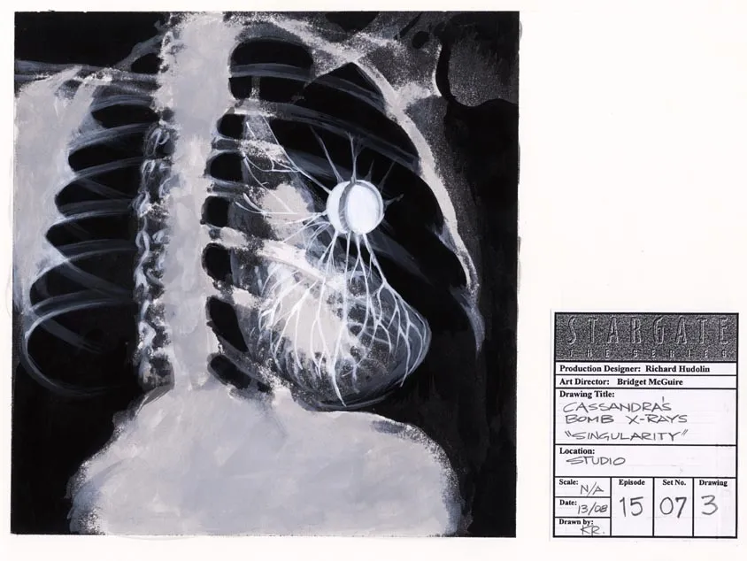 #Stargate #SG1 "Singularity" - Cassandra's bomb concept art