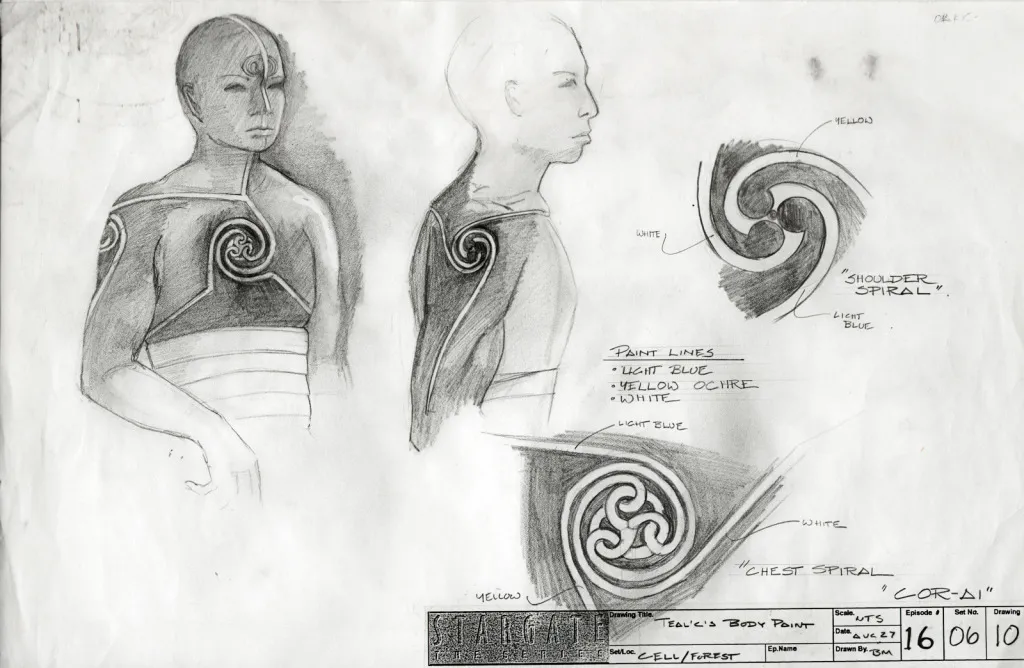 #Stargate #SG1 "Cor-Ai" - Teal'c body paint concept