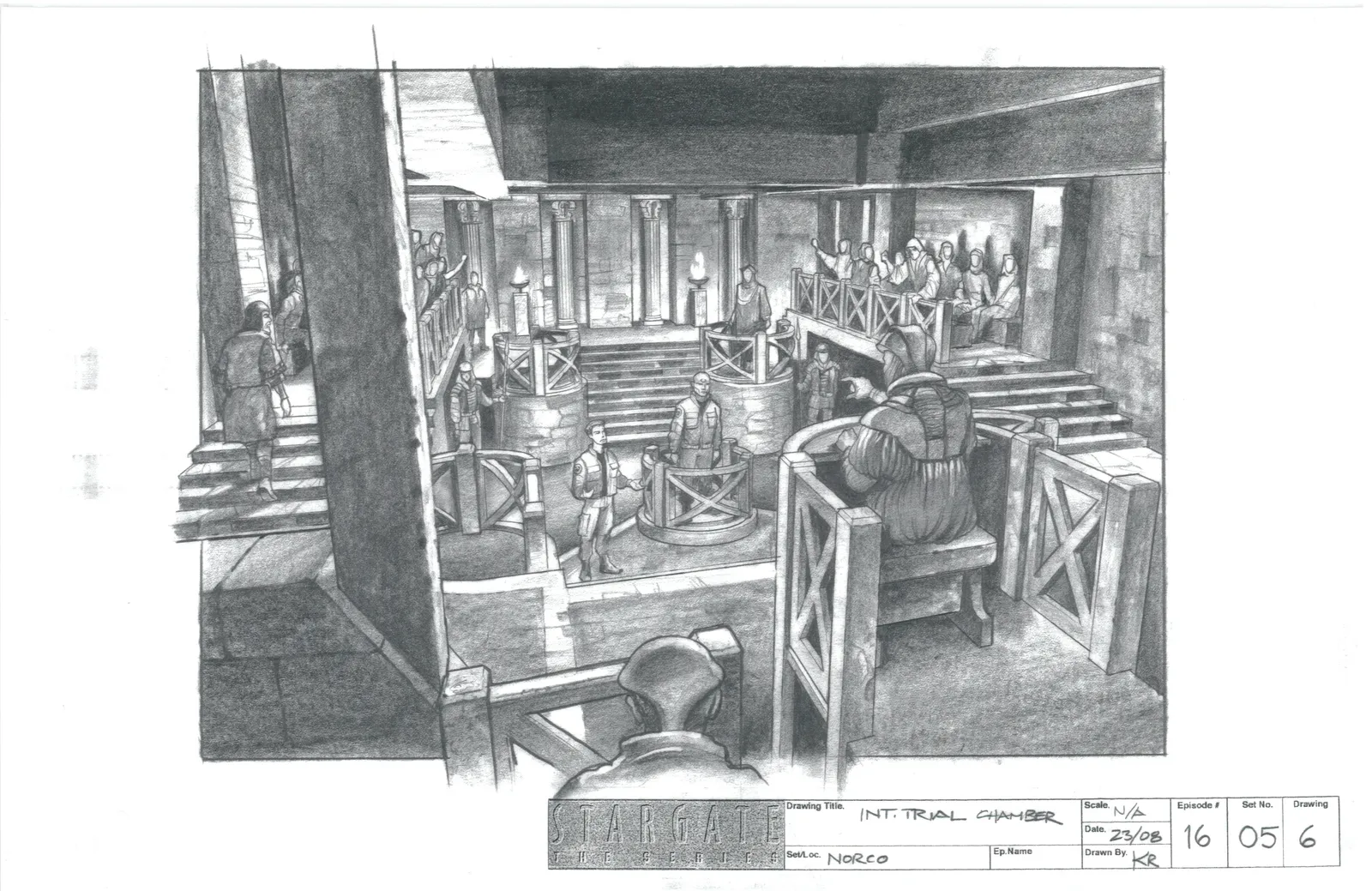 #Stargate #SG1 "Cor-Ai" - interior concept art