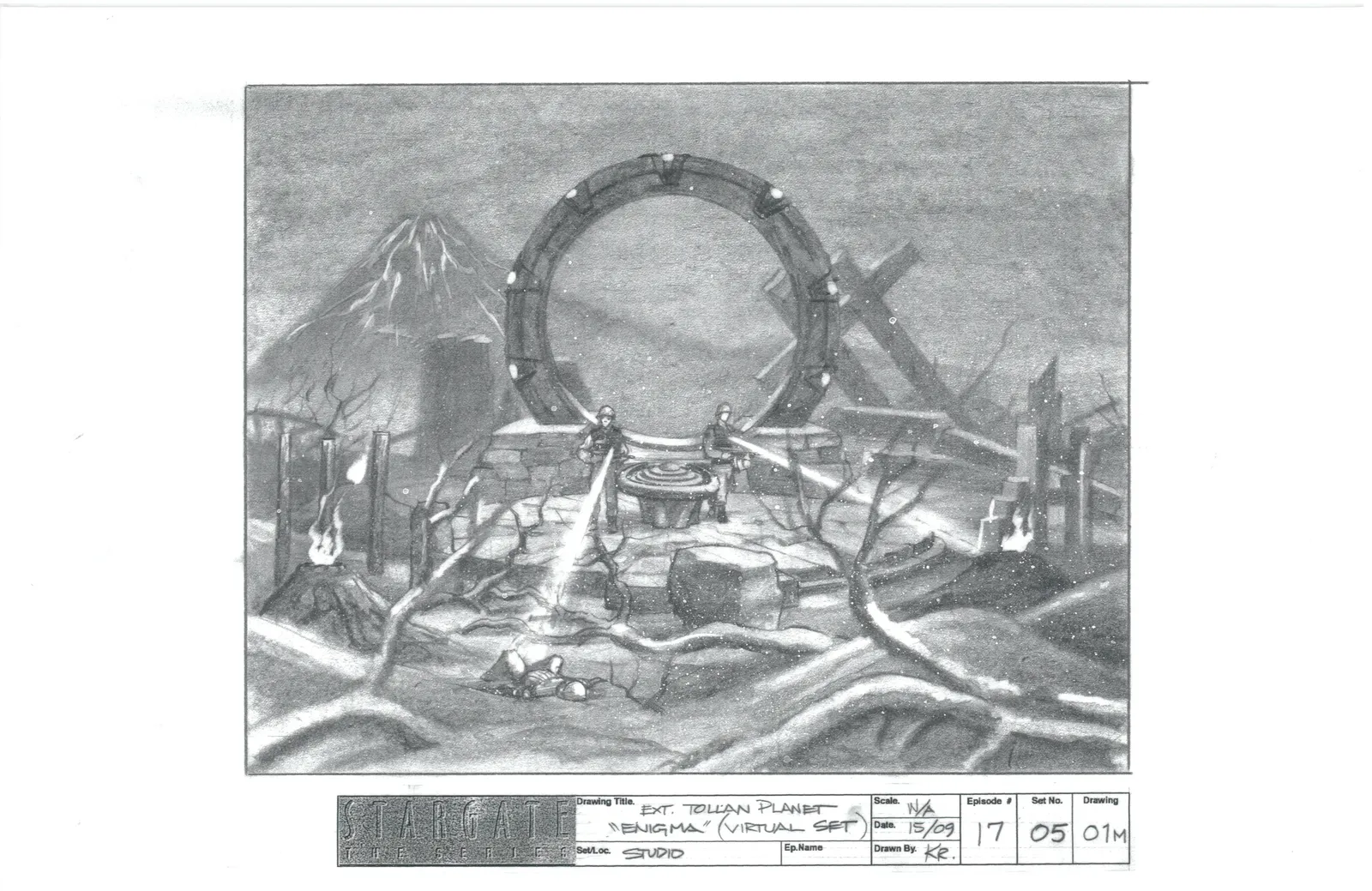 #Stargate #SG1 "Enigma - Exterior Tollan World (concept art)