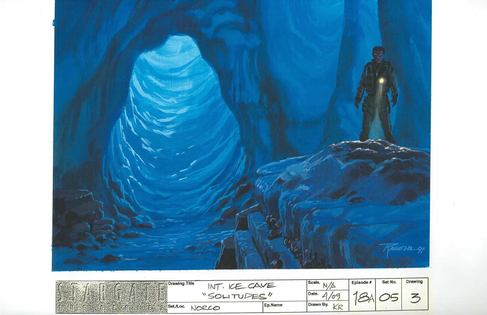 #Stargate #SG1 "Solitudes" - concept art by Ken Rebel