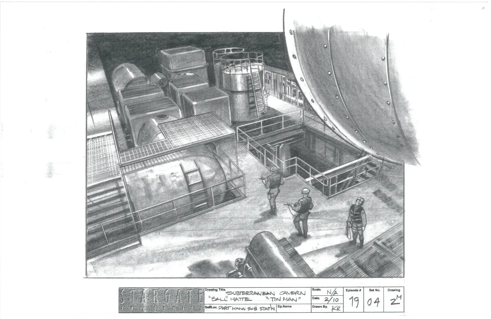 #Stargate #SG1 "Tin Man" - interiors (concept art)