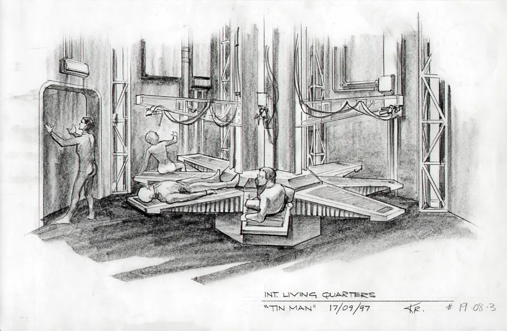 #Stargate #SG1 "Tin Man" - interiors (concept art)