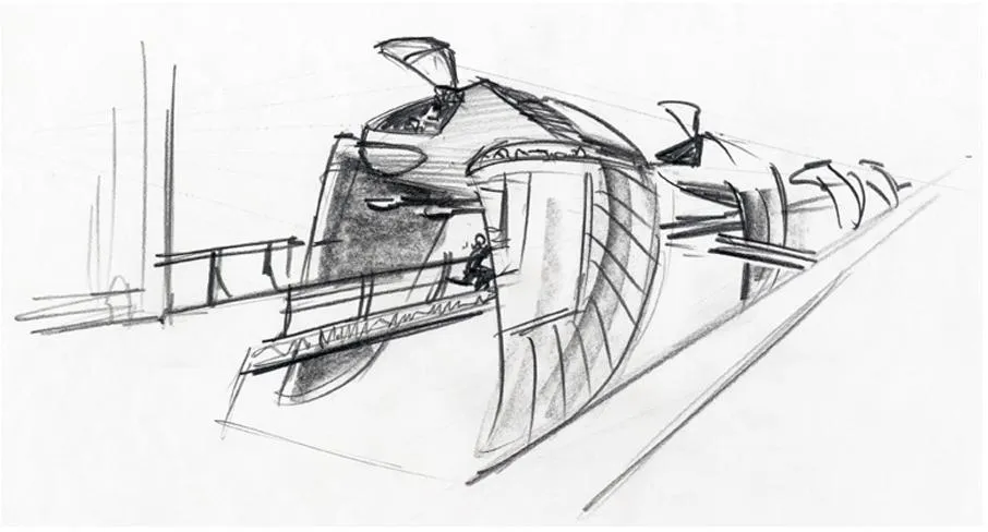 #Stargate #SG1 "Within the Serpent's Grasp" - Death glider concept art