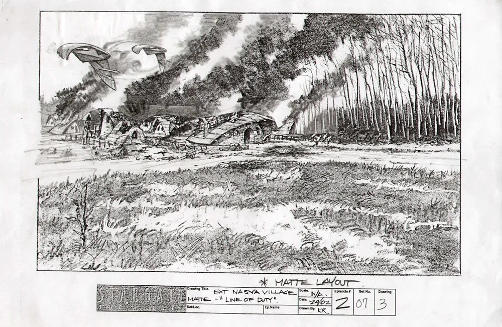 #Stargate #SG1 "In the Line of Duty" - concept art