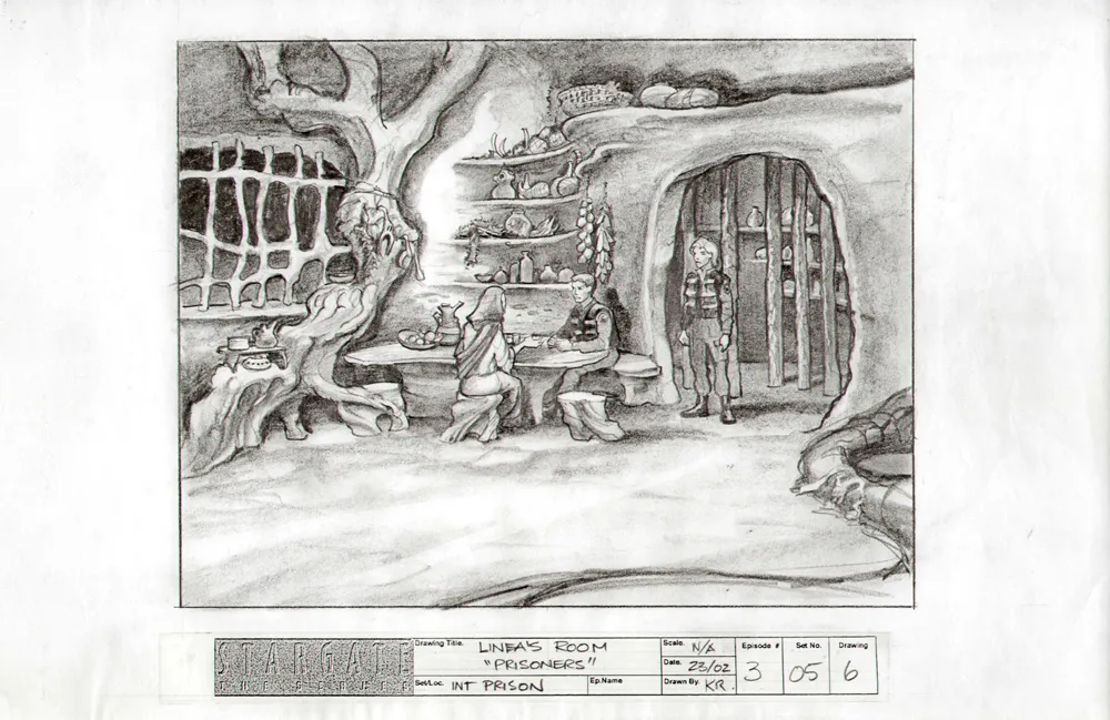 #Stargate #SG1 "Prisoners" - interior concept art (Part 1)