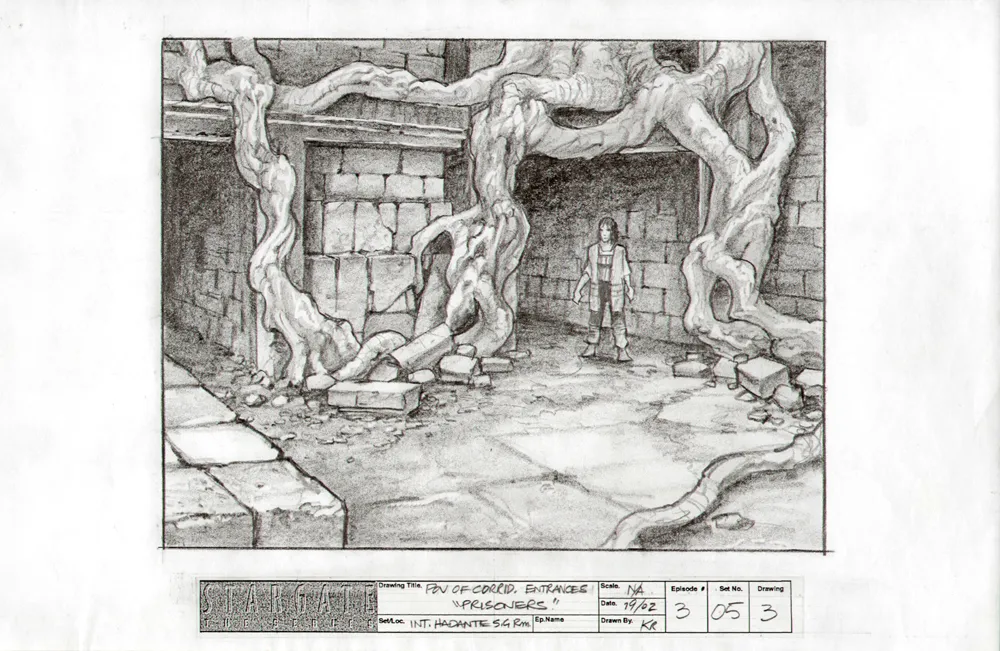 #Stargate #SG1 "Prisoners" - interior concept art (Part 1)