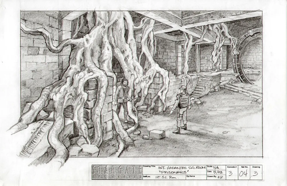 #Stargate #SG1 "Prisoners" - interior concept art (Part 1)