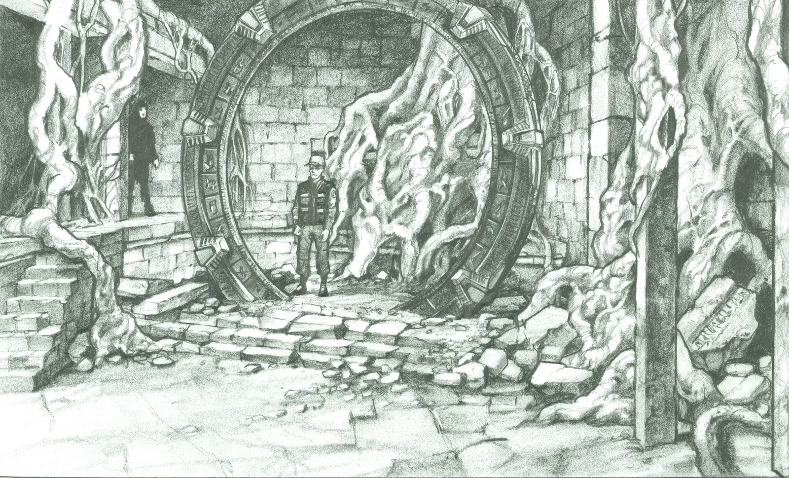 #Stargate #SG1 "Prisoners" - interior concept art (Part 2)