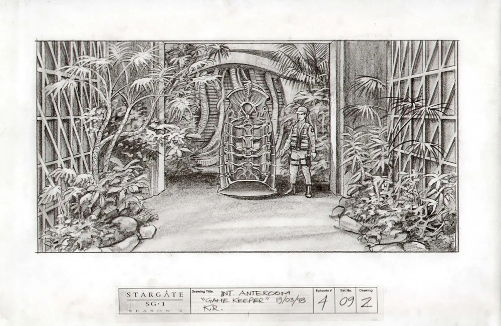 #Stargate #SG1 "The Gatekeeper" concept art (Part 1)
