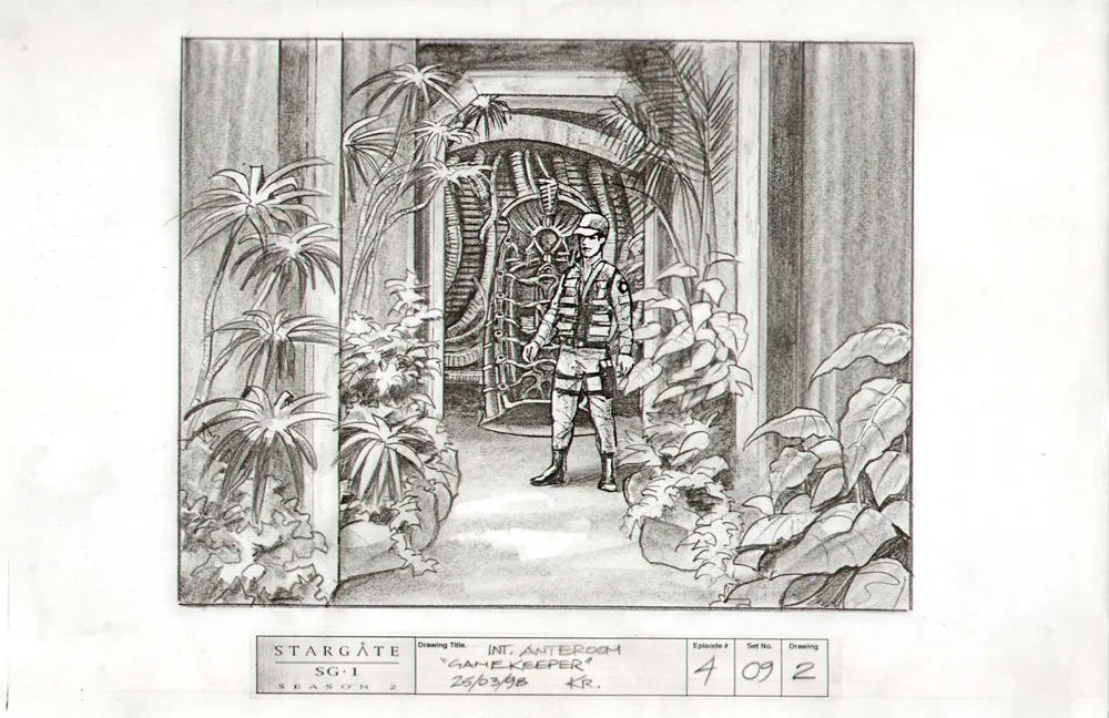 #Stargate #SG1 "The Gatekeeper" concept art (Part 1)