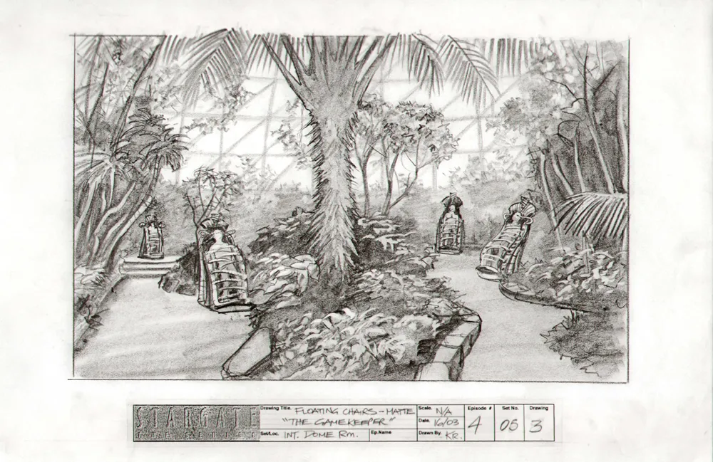 #Stargate #SG1 "The Gatekeeper" - concept art (Part 2)
