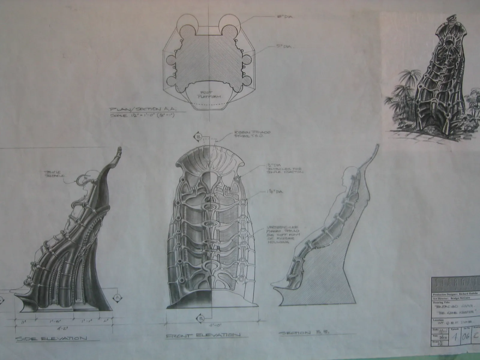 #Stargate #SG1 "The Gatekeeper" - concept art (Part 2)