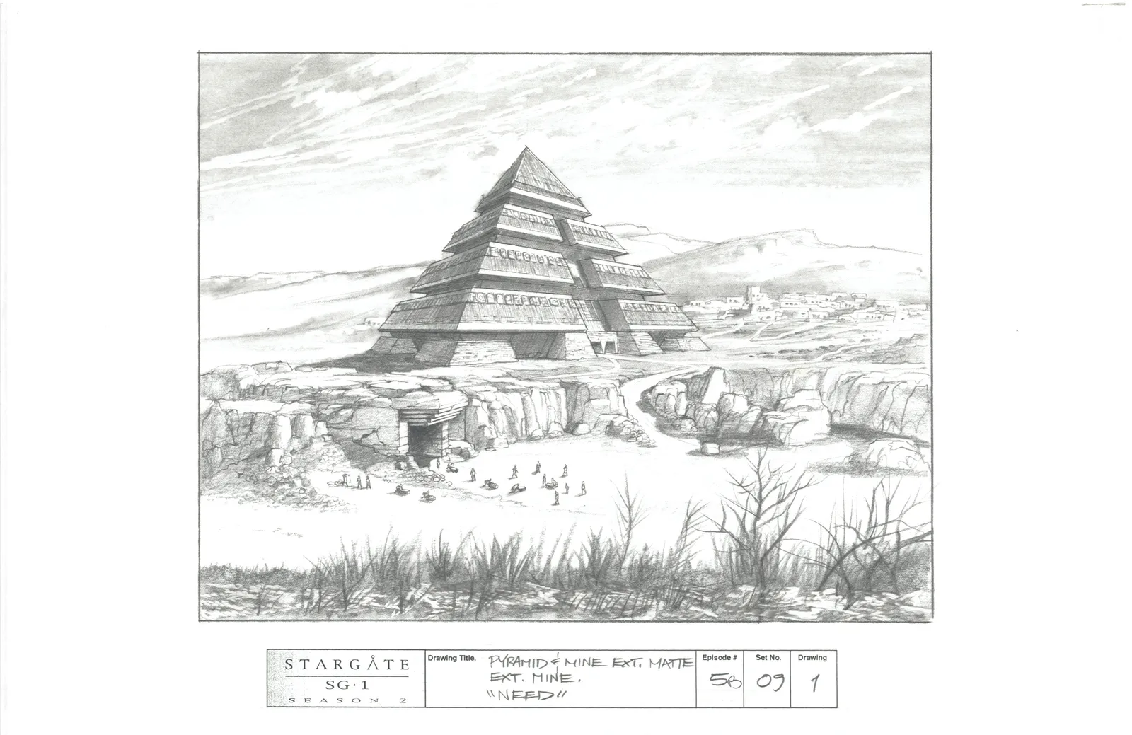 #Stargate #SG1 "Need" - exterior mine concept art