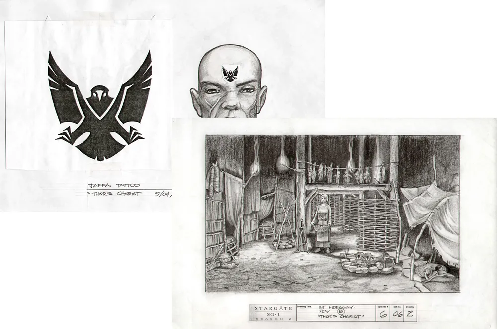 #Stargate #SG1 "Thor's Chariot" - interior concept art